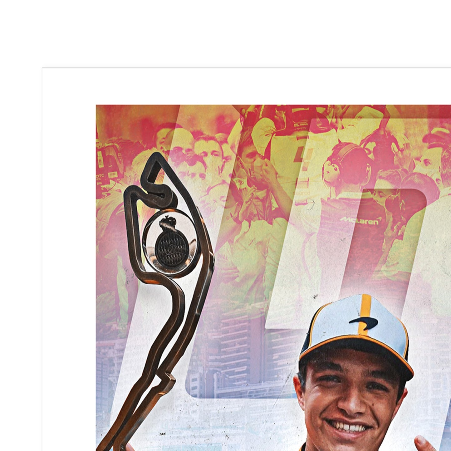 Lando Norris Formula 1 F1 Driver Signed Autograph Photo Poster Memorabilia