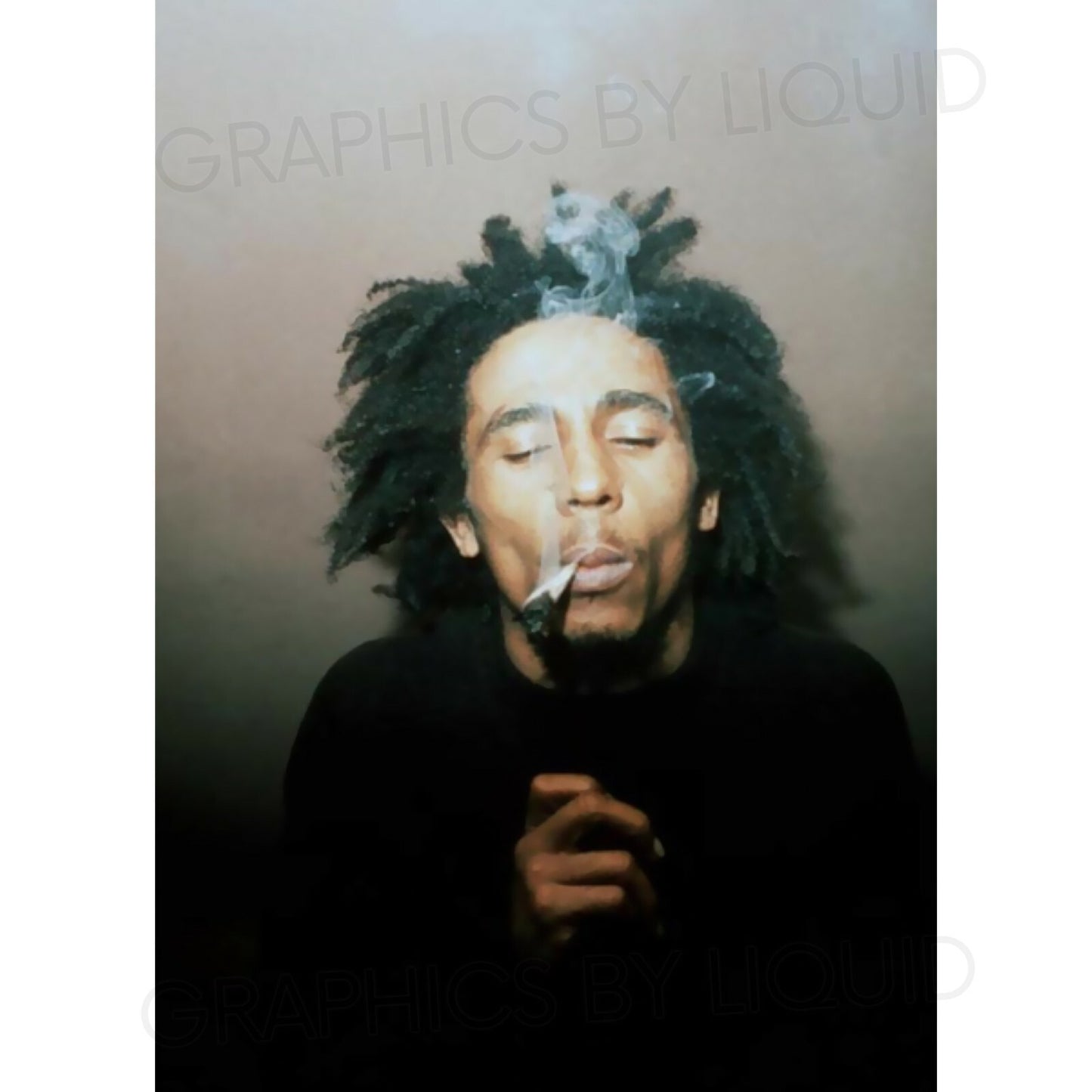 Bob Marley Jamaica Reggae Rastafari Smoking Legend Music Poster Wall Art Picture