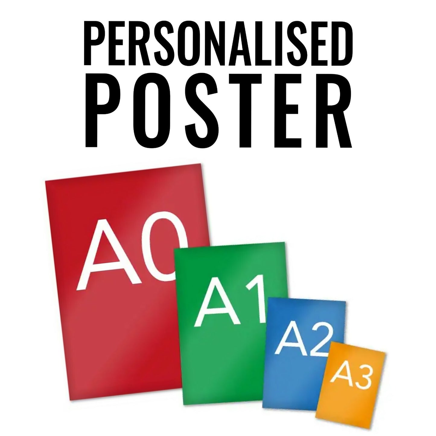 Personalised Custom Picture Printing Poster A5 A4 A3 A2 A1 (Gloss Silk)
