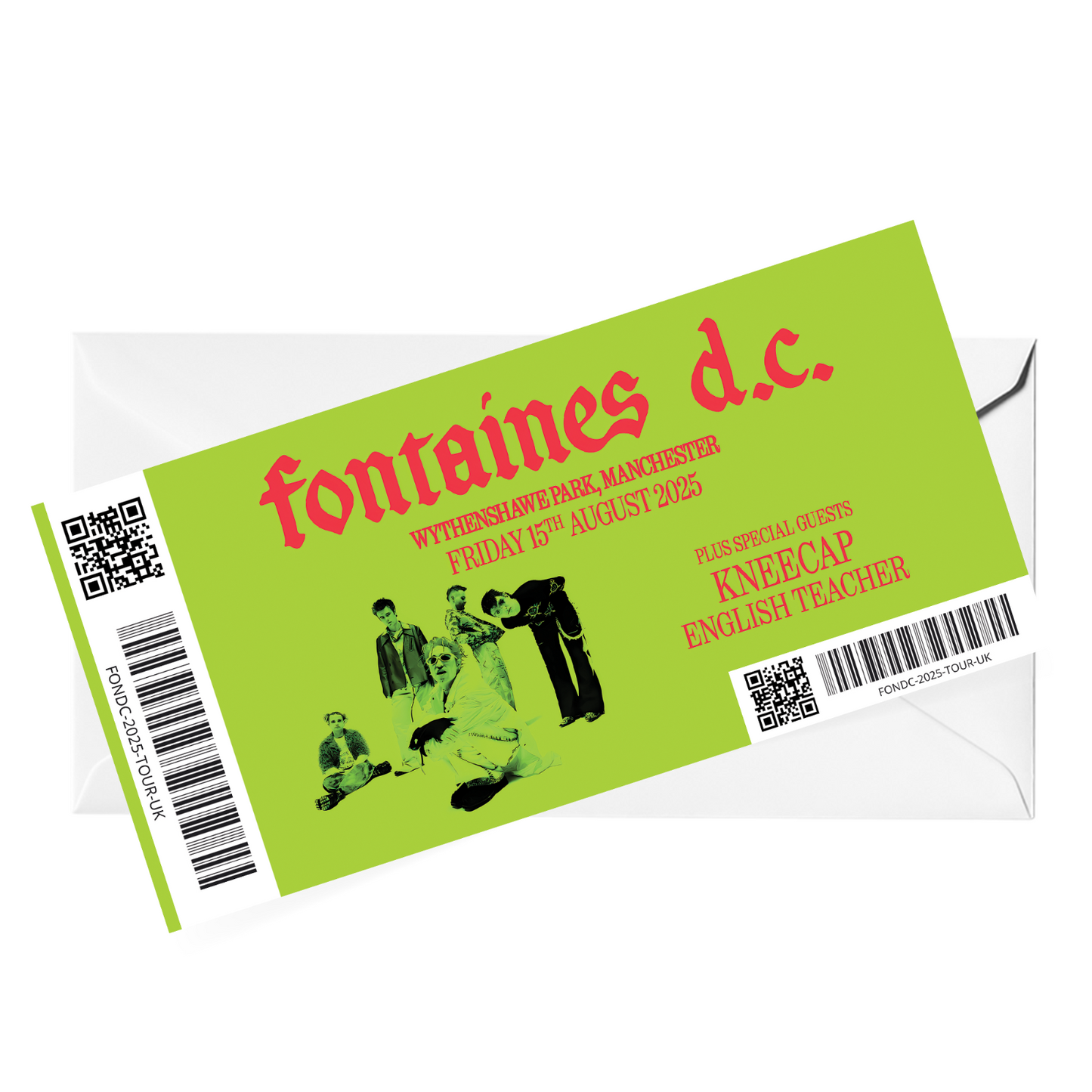 Fontaines D.C. Ticke music band show 2025 tour 15 August  For Rock Punk Fans