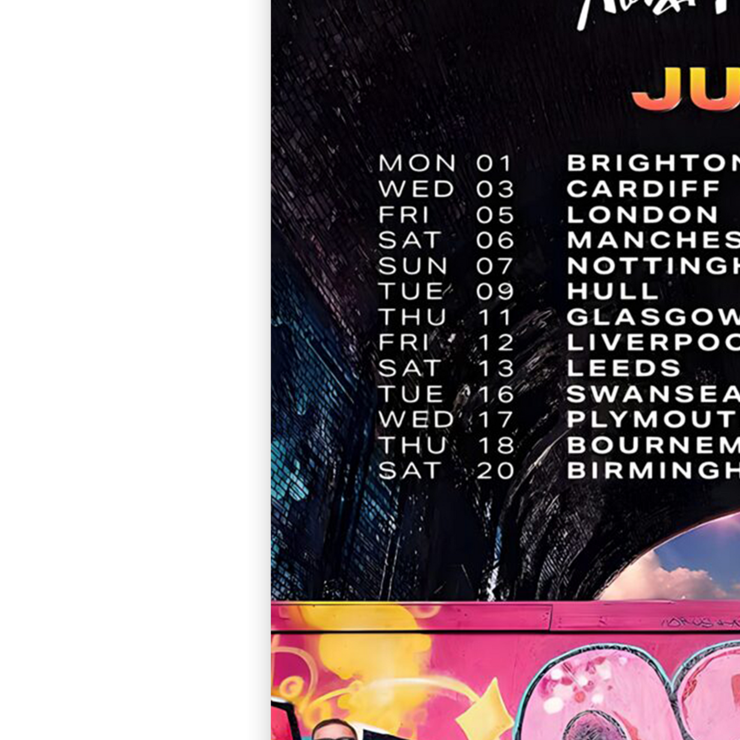 UB40 Poster 2026 UK Tour 2026 Concert Poster For UB40s Fans Concert A5 A4 A3