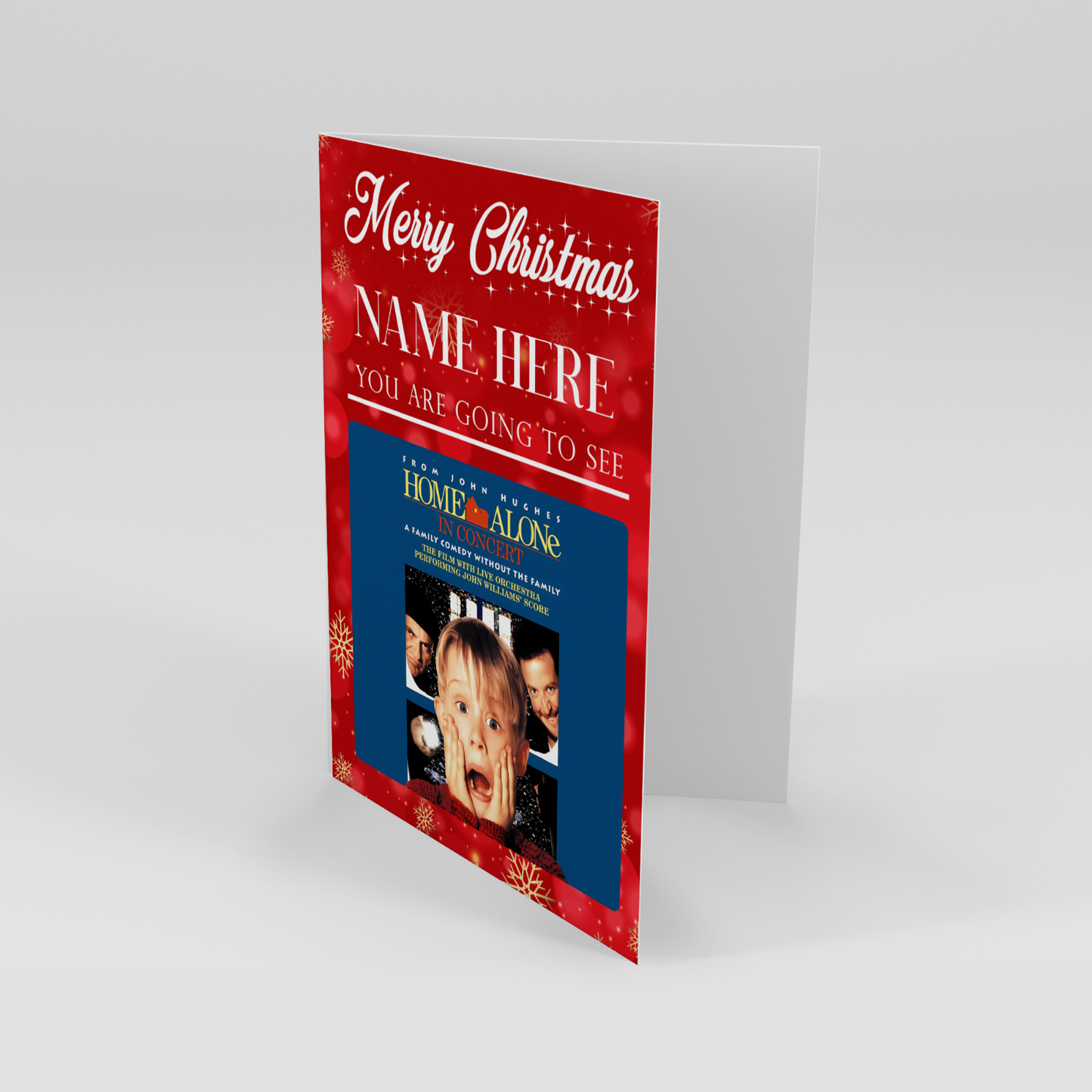 You're Going To See Home Alone In Concert Christmas Card Xmas Gift For Kids