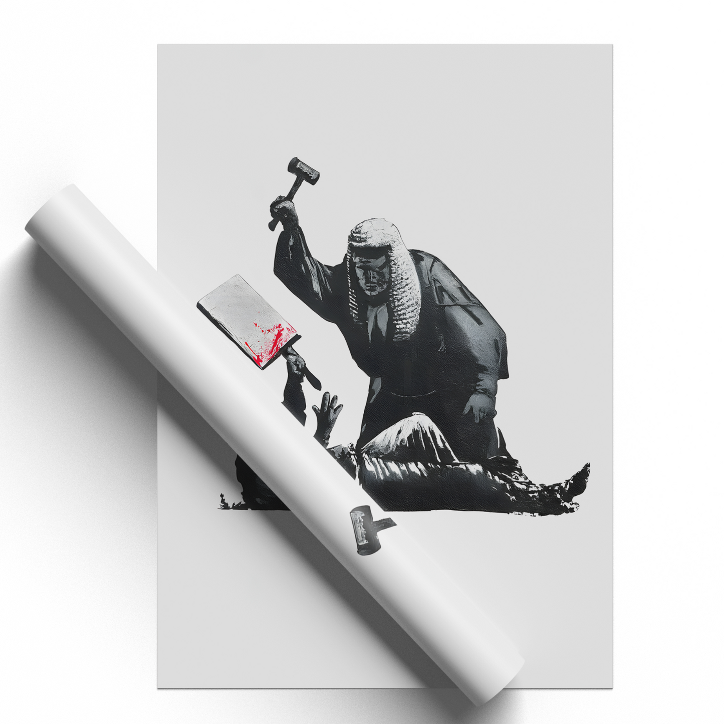 Banksy Royal Courts of Justice Wall Art Poster Print Gift Home Bedroom Decor