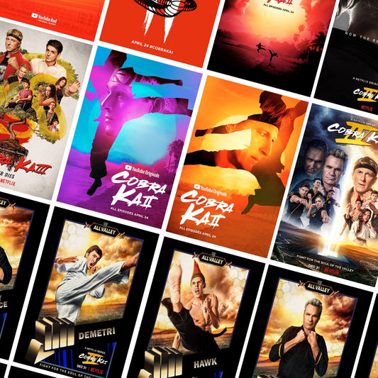 Cobra Kai 2023 Poster Print TV Series Ralph Macchio, William Zabka Prints