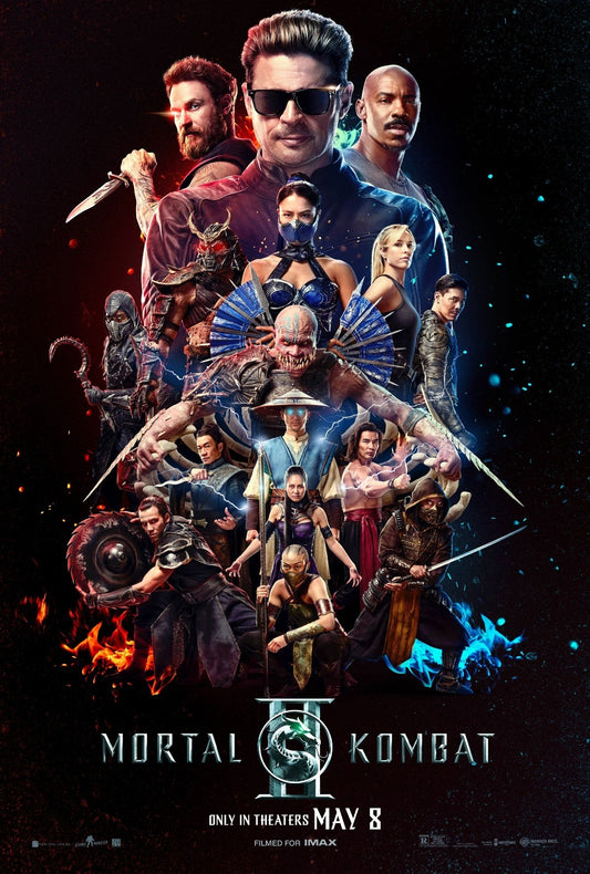 Mortal Kombat II 2026 Poster Karl Urban Movie Wall Art Decor Print A5-A3