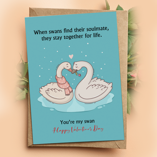 Valentine’s Day Card Cute Love Gift for Him or Her Husband Wife Boyfriend Girl