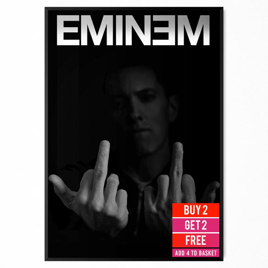 EMINEM A4 A3 Poster - POP Graffiti Art Home Office ART MADE IN THE UK
