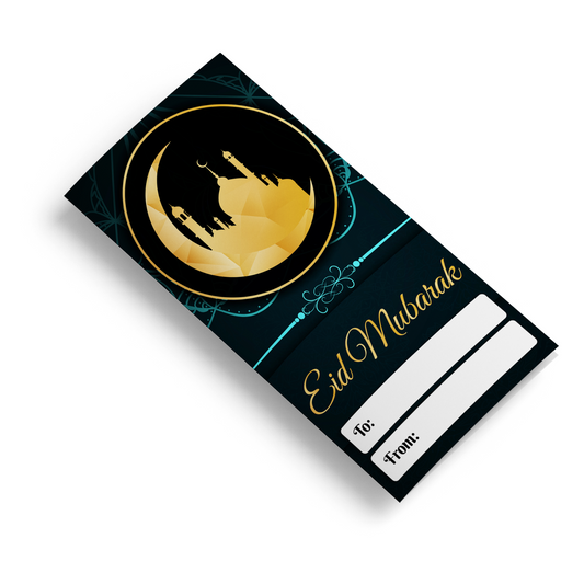 EID MUBARAK Cards MONEY WALLETS, Islamic Festive Muslim Happy Eid Greeting Cards