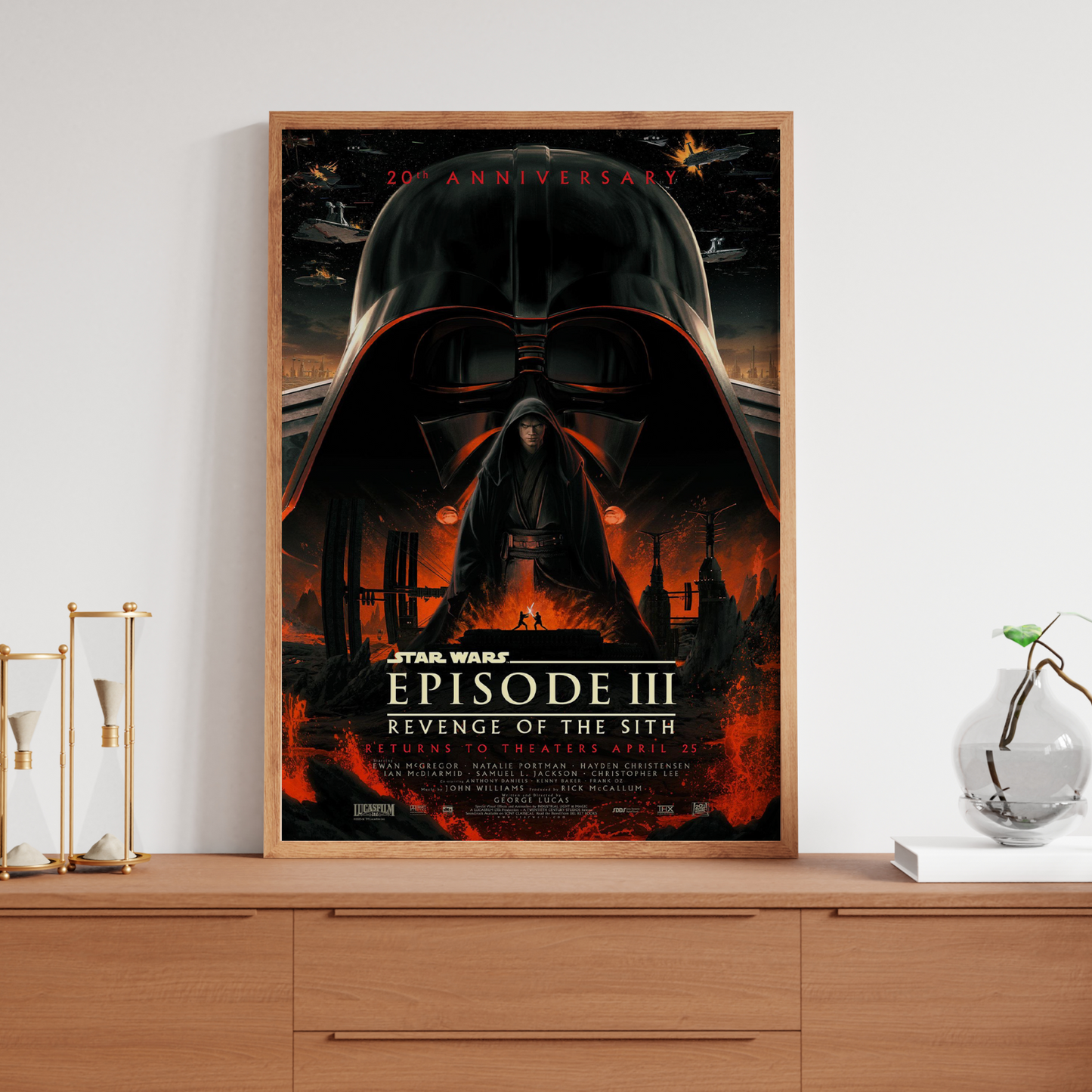 Star Wars Episode III Revenge Of The Sith 20th Anniversary 2025 Movie Poster