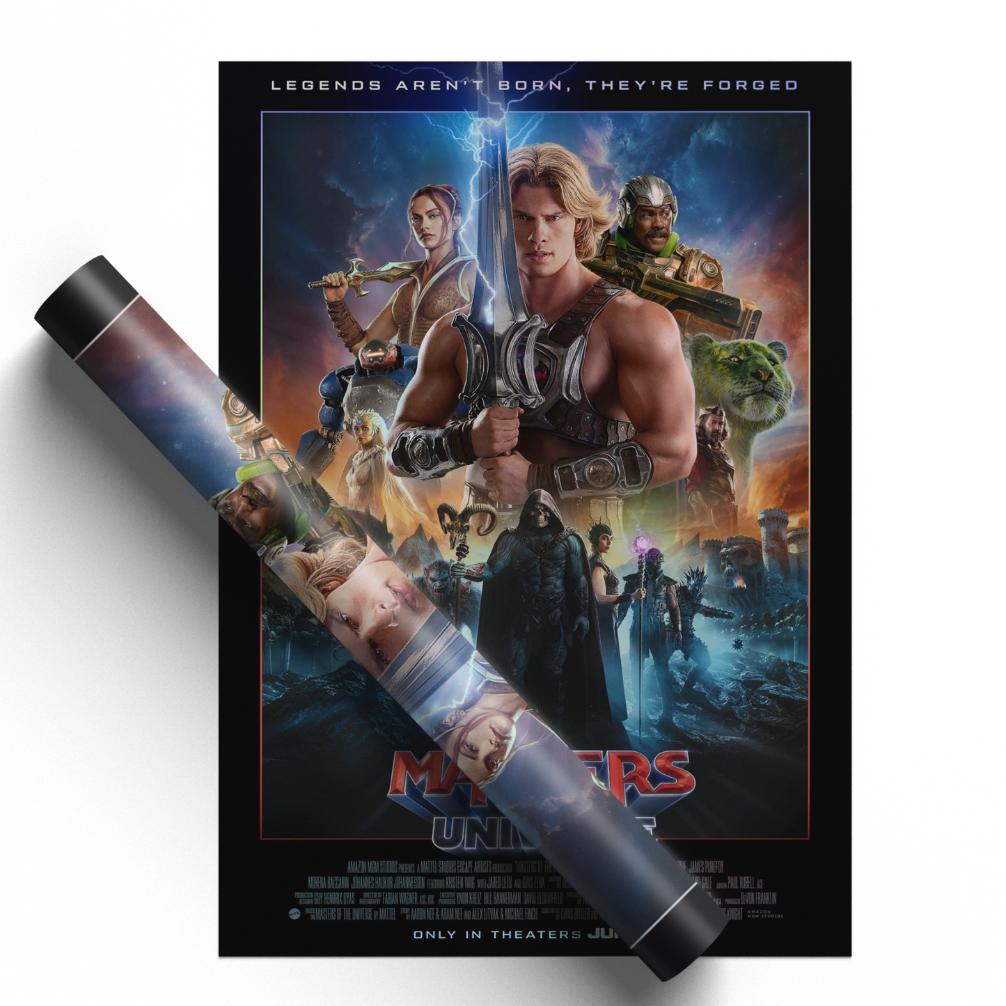 Masters of the Universe Movie Poster Print A5 A4 A3 2026 Film Print