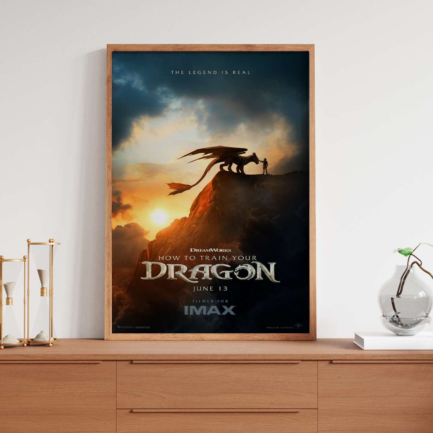 How to Train Your Dragon Teaser Poster 2025 Movie Print A5 A4 A3 For HTTYD Fans