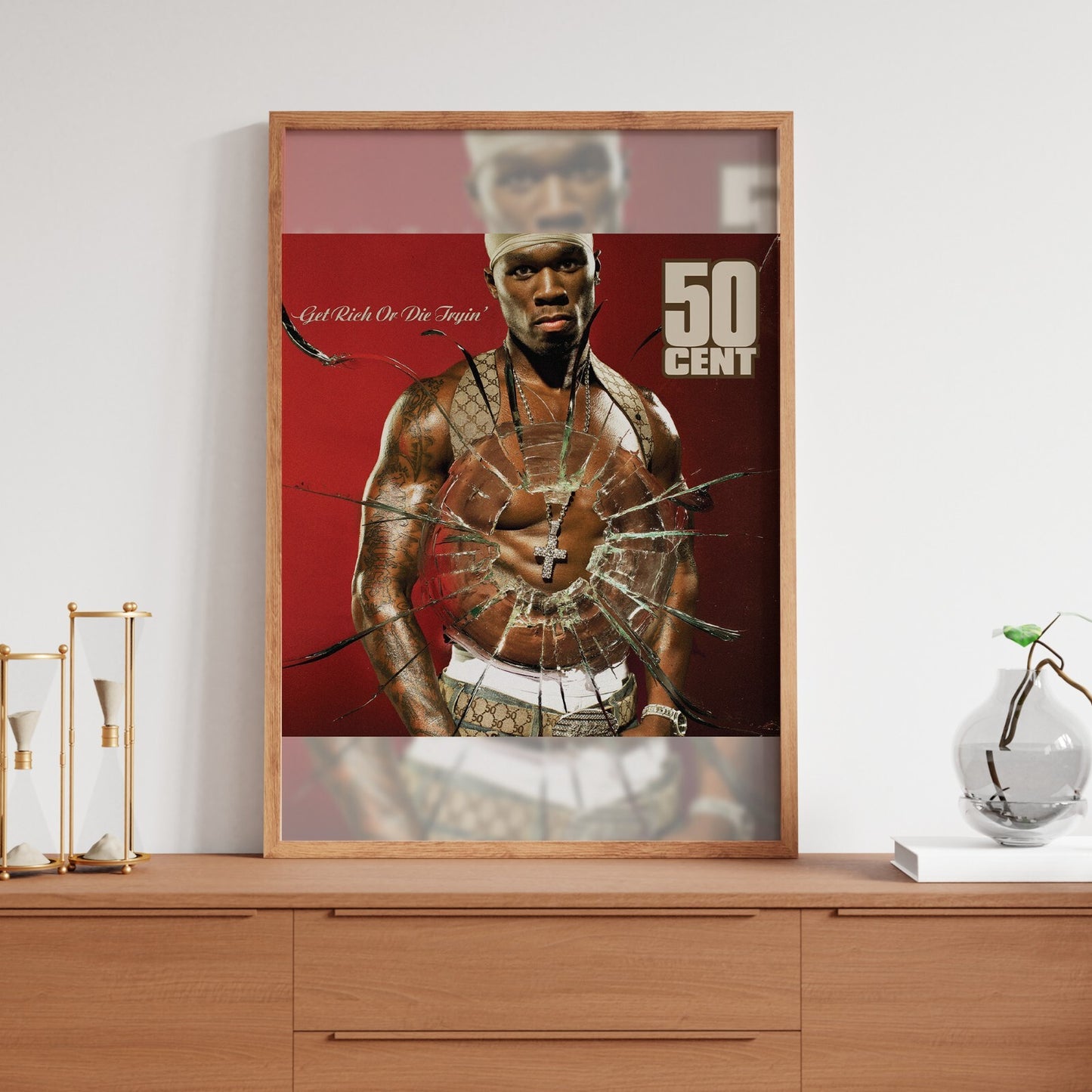 50 Cent Get Rich or Die Tryin' Music Classic Album Poster | A5 A4 A3 |