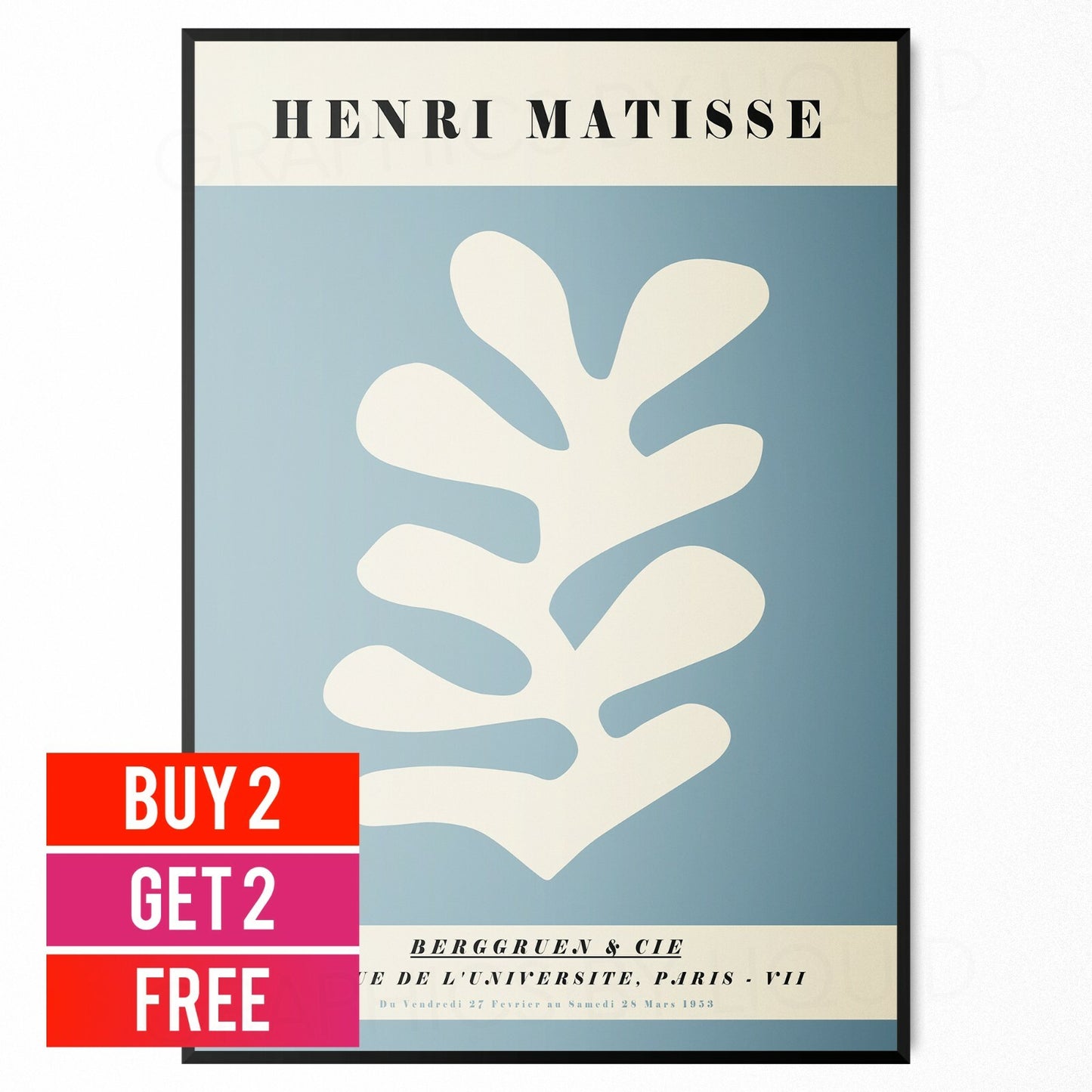 Matisse And Dufy Artist Artwork Abstract Paintings POSTER PRINT | A5 A4 A3 |