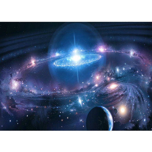 Andromeda Galaxy Universe Stars Outer Space Poster Print