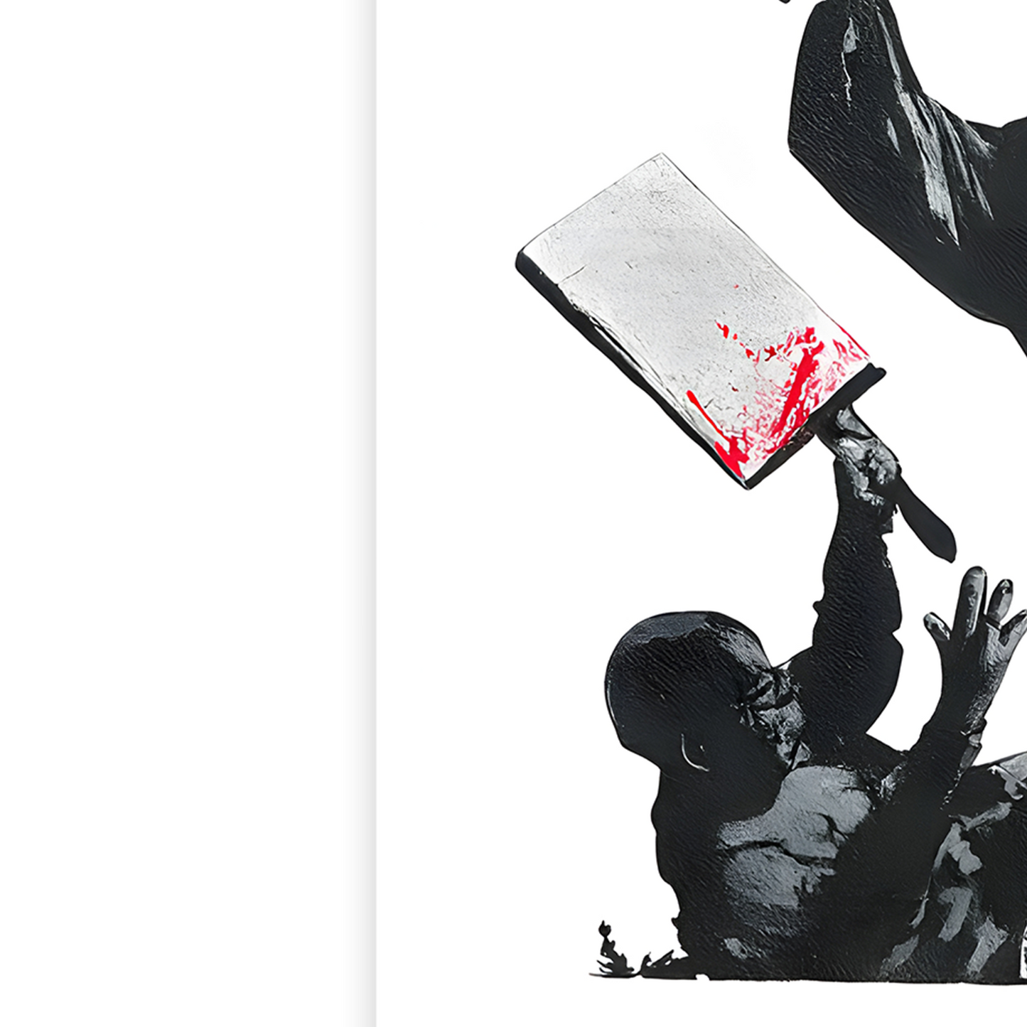 Banksy Royal Courts of Justice Wall Art Poster Print Gift Home Bedroom Decor