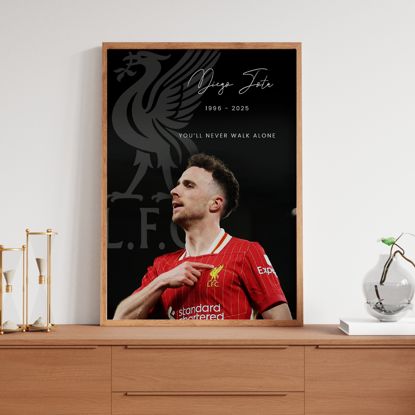 DIOGO JOTA POSTER LIVERPOOL PORTUGAL STAR FOOTBALL POSTER JOTA POSTER PRINT