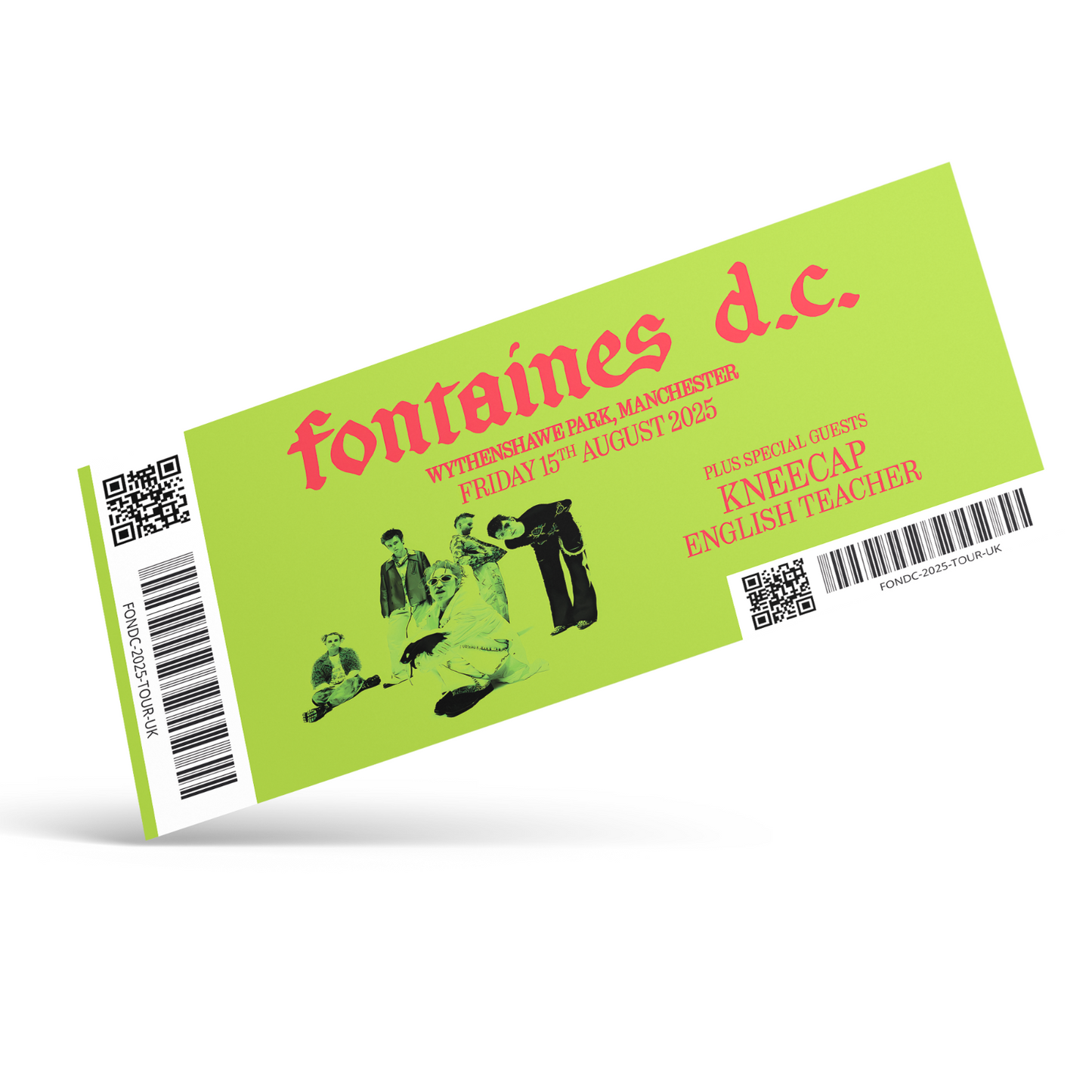 Fontaines D.C. Ticke music band show 2025 tour 15 August  For Rock Punk Fans
