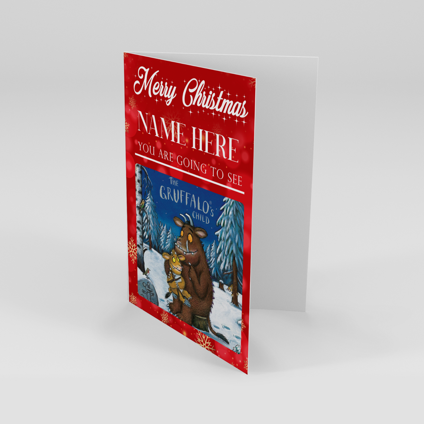 You're Going To See The Gruffalo's Child Musical Christmas Personalised Card
