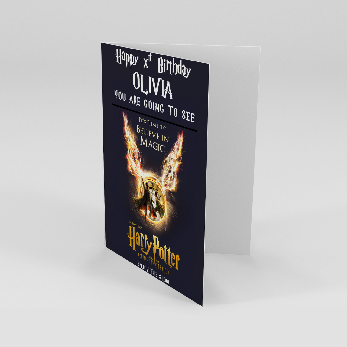You're going to see HARRY POTTER AND THE CURSED CHILD Birthday Card Gift
