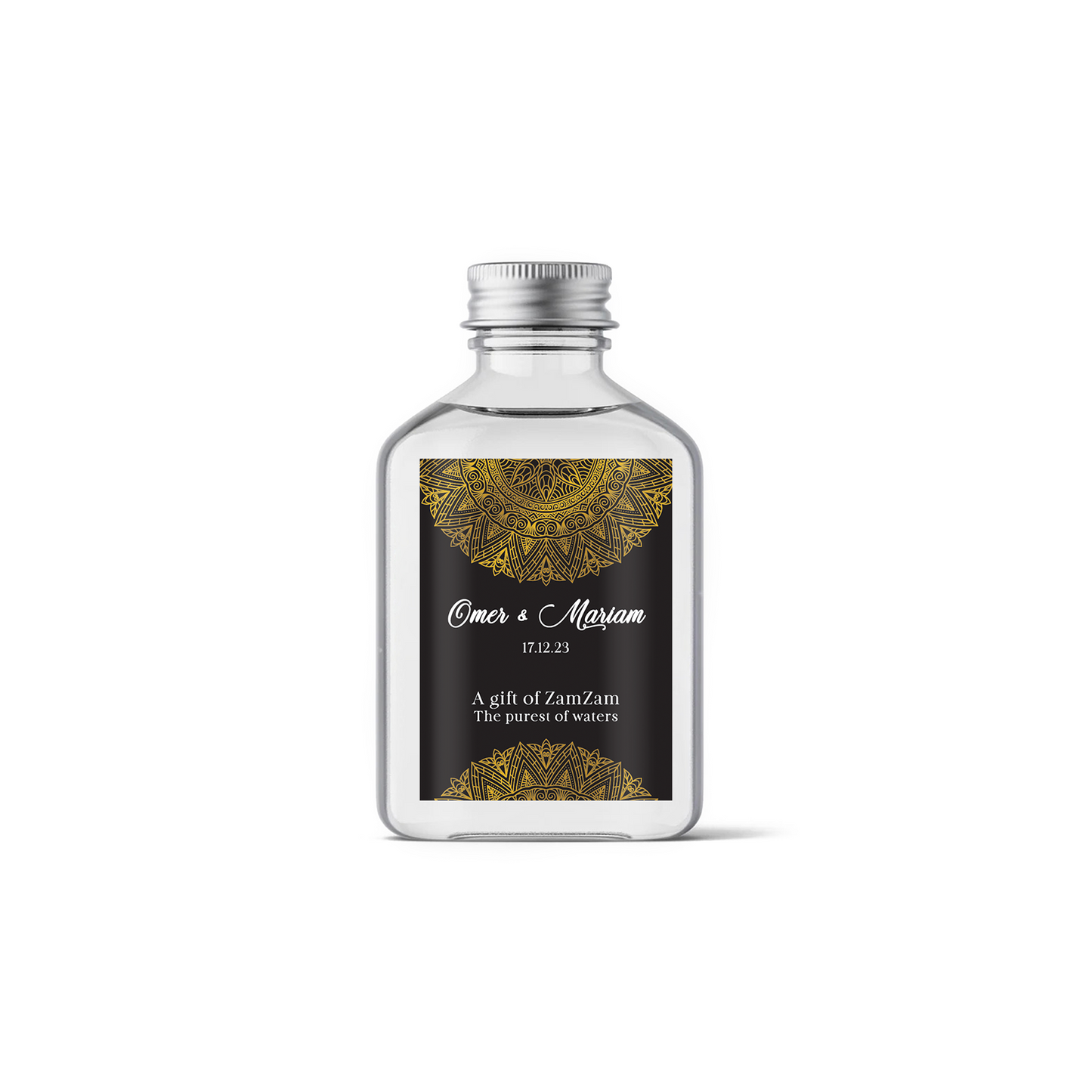 Zam Zam Water Bottles PERSONALISED Wedding LABELS ONLY Gift Sticker Favour