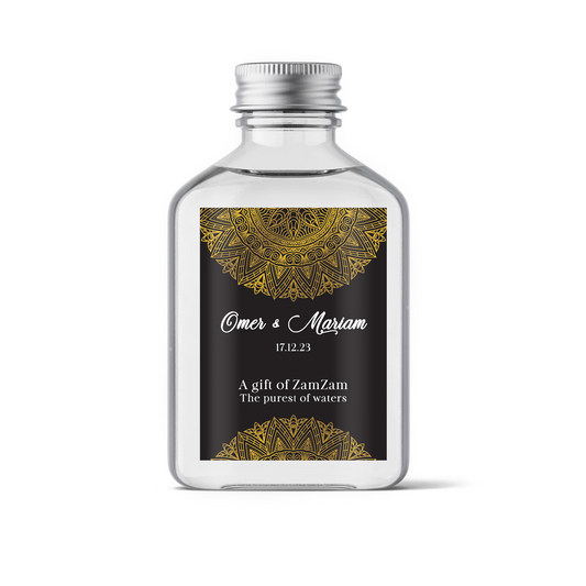 Zam Zam Water Bottles PERSONALISED Wedding LABELS ONLY Gift Sticker Favour